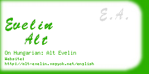 evelin alt business card